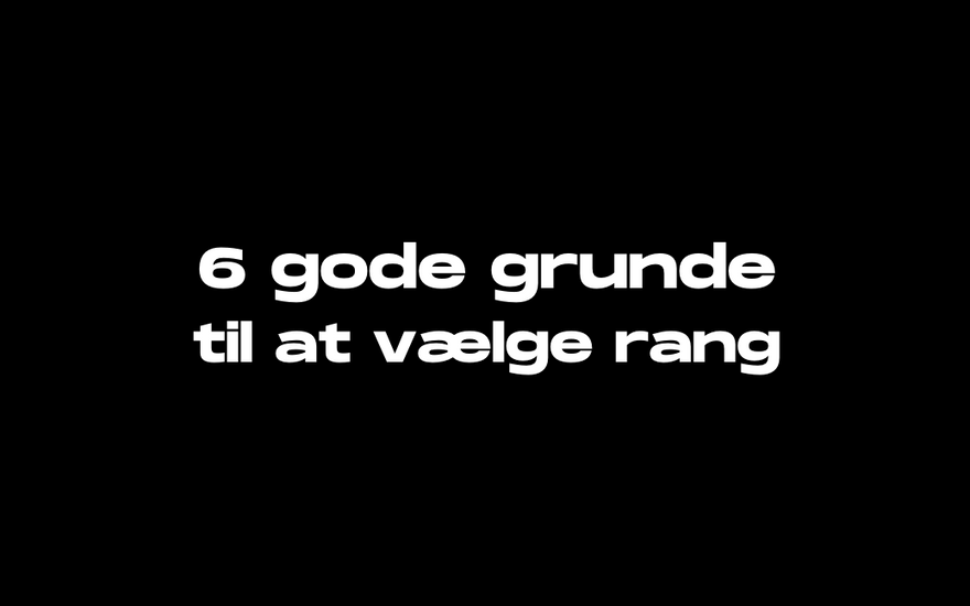 6 grunde til at vælge rang smykker