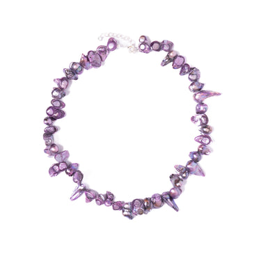 “G L A M O R O U S” purple necklace – limited edition