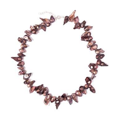 “G L A M O R O U S” brown necklace – limited edition